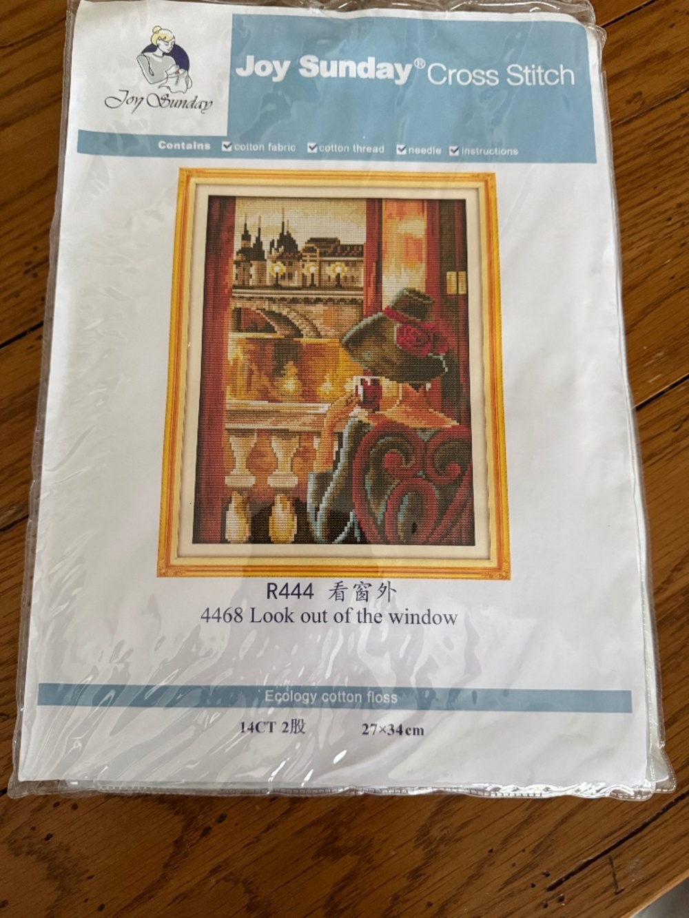 Look Out The Window 14 Count Aida Joy SundayCross Stitching Kit New